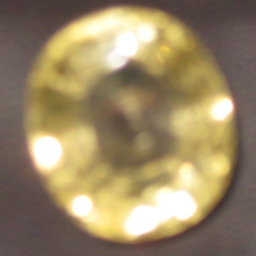 Certified natural yellow sapphire